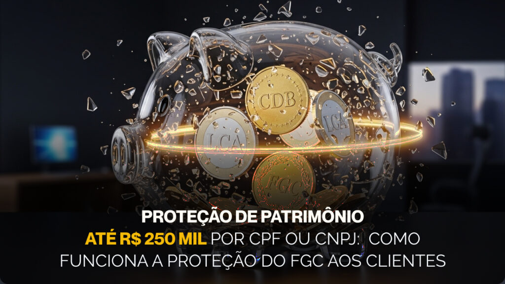 proteção de patrimônio até R$ 250 mil por CPF ou CNPJ como funciona a proteção do FGC aos cliente